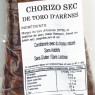 Chorizo sec de toro d'Arènes el Bordon  Saucissons