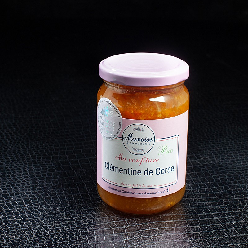 Confiture clémentine de Corse bio 350g Muroise  Confitures