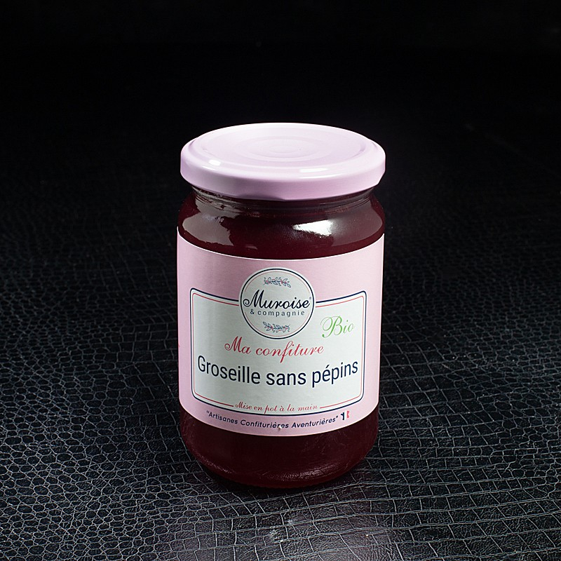 Confiture groseille sans pépins 350g Muroise  Confitures