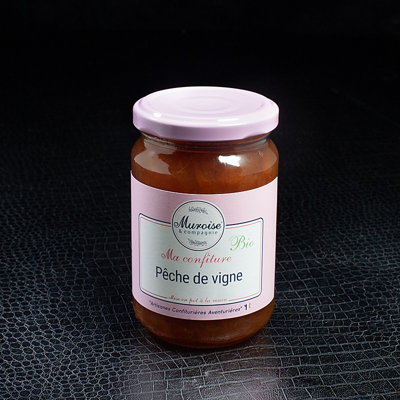 Confiture pêche de vigne 350g Muroise  Confitures