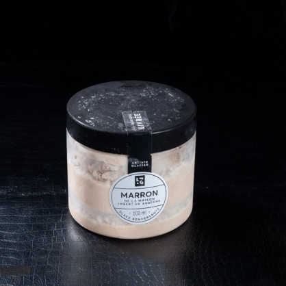 Glace marron AOP Ardèche 500ml La Fabrique Givrée  Crème glacée