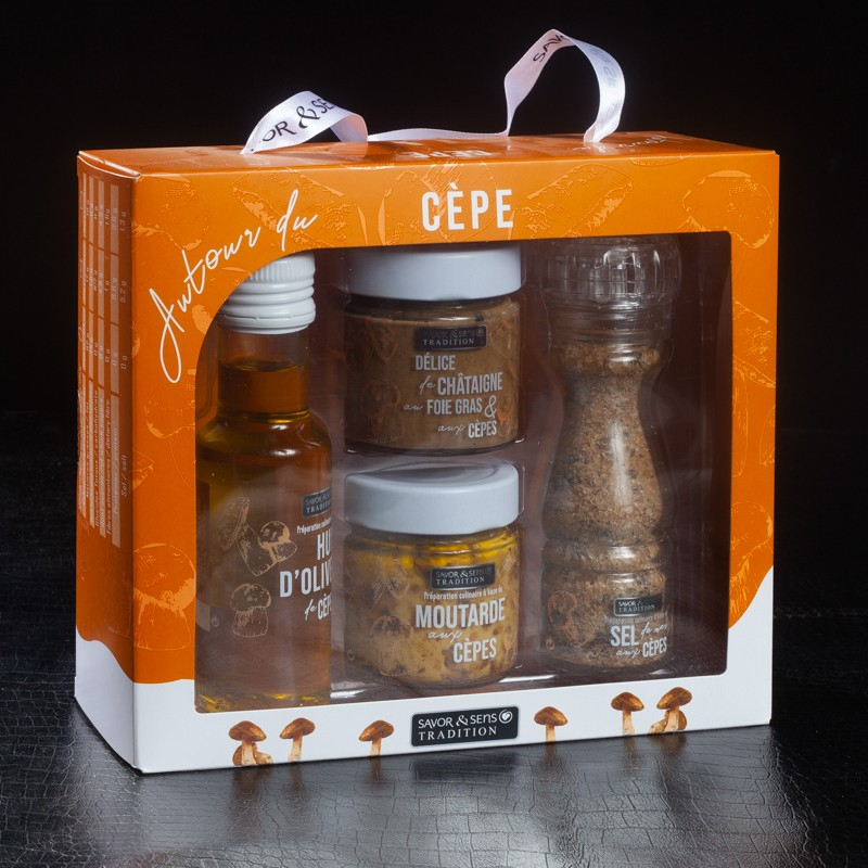 Coffret autour du Cèpe Savor&Sens  Coffret