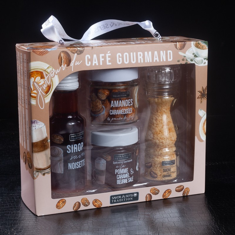 Coffret autour du café gourmand Savor&Sens  Coffret