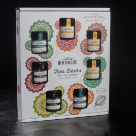 Coffret thés et infusions Thés désirs sont des ordres 59g Le Comptoir de Mathilde  Thé vert