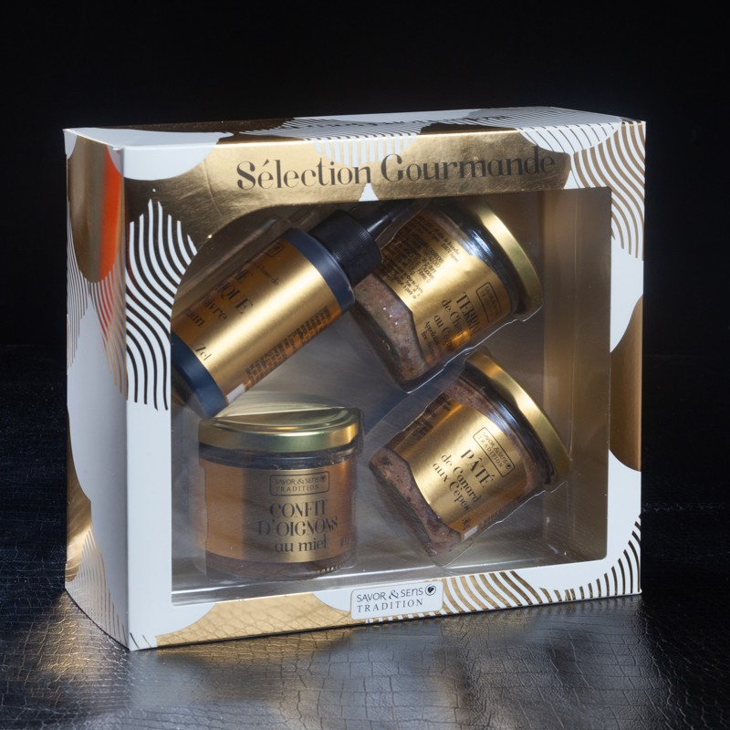 Coffret Sélection Gourmande Savor&Sens  Coffret