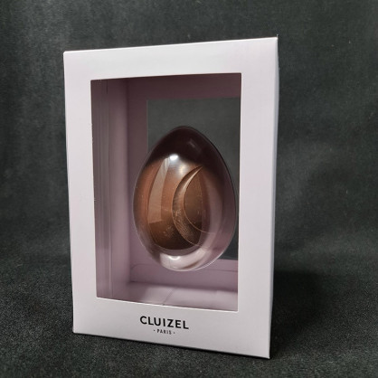 Œuf signature garni chocolat au lait Michel Cluizel 210g  Pâques