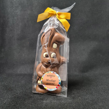 Lapin garni chocolat au lait Monbana 115g