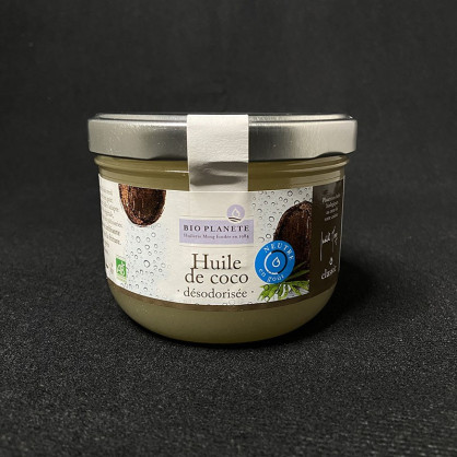 Huile de coco vierge 400ml Bio Planète  Huiles