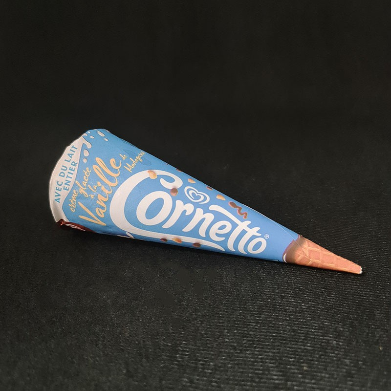 Glace en cornet Cornetto vanille  Glaces en bâtonnets