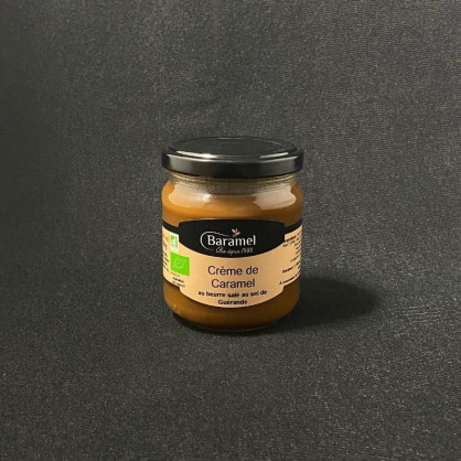 Crème de caramel beurre salé de Guérande bio 200g Baramel  Caramel à tartiner