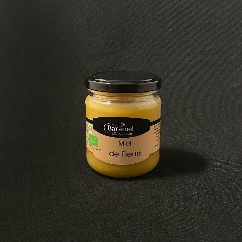 Miel de fleurs bio Baramel 250g  Miels