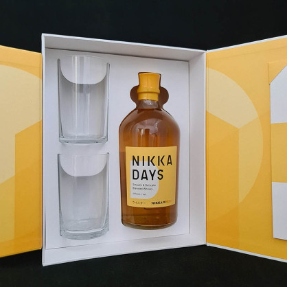 Coffret whisky days 2 verres 70cl Nikka  Blended whisky