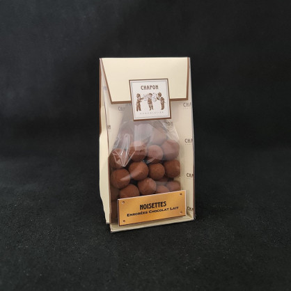 Poche noisettes chocolat au lait 150g Chapon  Bonbons chocolat