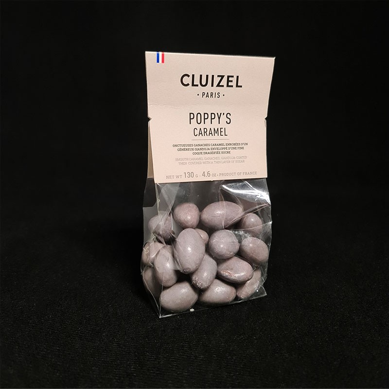 Poppy's caramel Michel Cluizel 130g  Bonbons chocolat