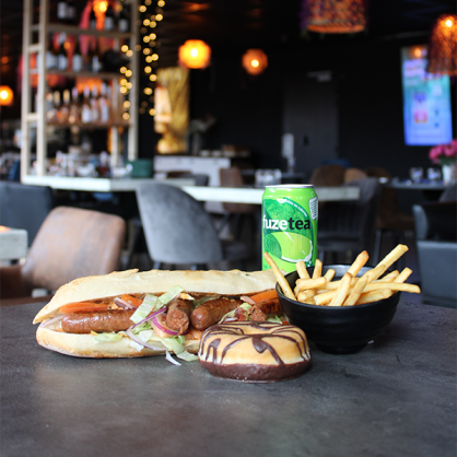 Le Sandwich Merguez et ses menus  Les sandwichs chauds