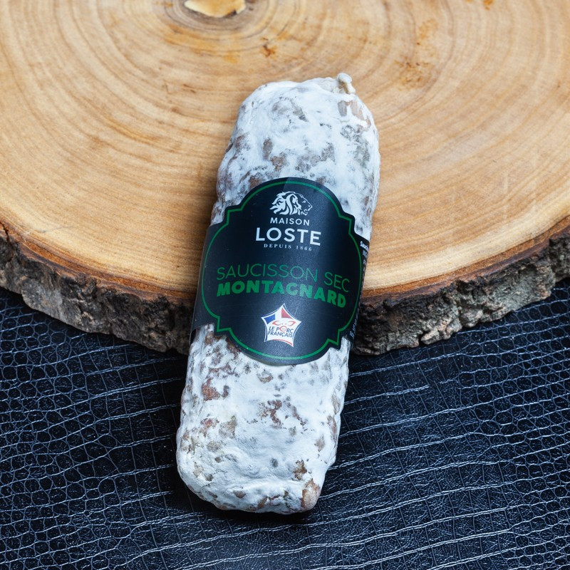 Saucisson sec montagnard maison Loste 250gr  Saucissons