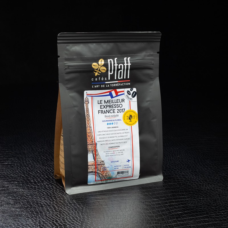 Meilleur expresso de France 2017 Pfaff 250gr  En grain et moulu