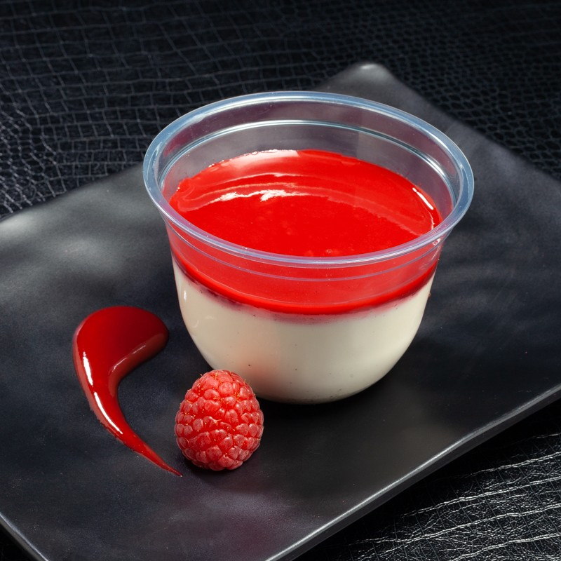 Panna cotta framboise  Desserts maison