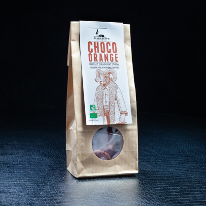 Biscuit choco orange 140g La Pierre Qui Tourne  Biscuits