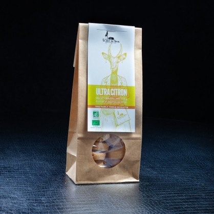 Biscuit ultra citron 140g La Pierre Qui Tourne  Biscuits