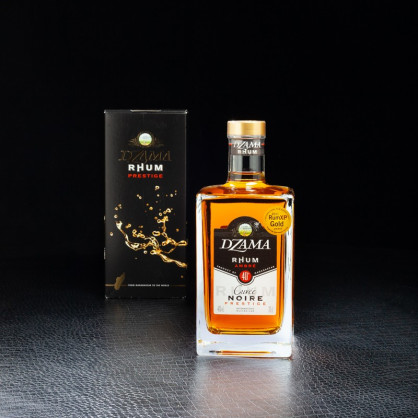Rhum noir prestige 70cl Dzama  Cave à rhums