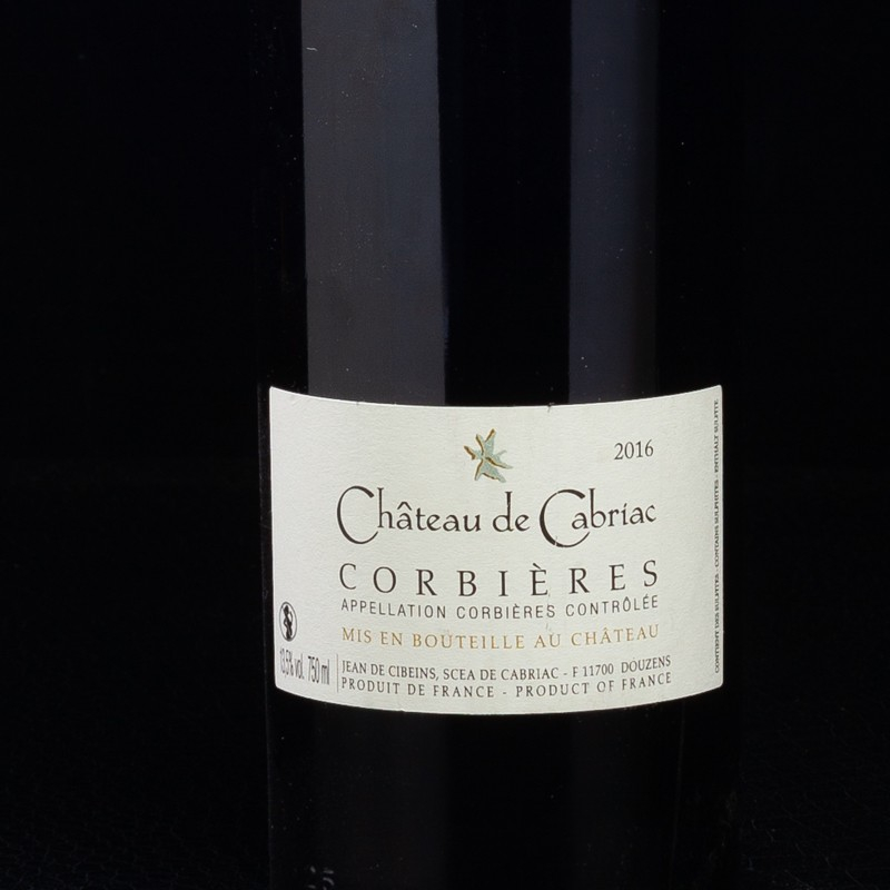 NPT - Vin rouge Château Cabriac 2016 Corbières 75cl  Accueil