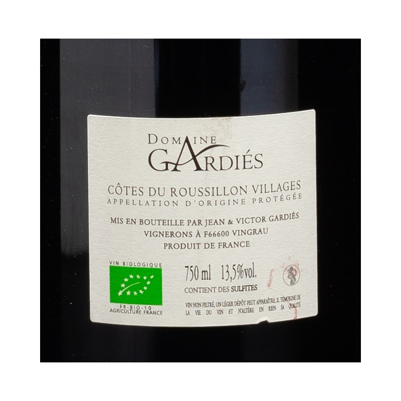 NPT - Vin rouge Côtes du Roussillon Villages Les Millères 2018 Domaine Gardies 75cl  Accueil