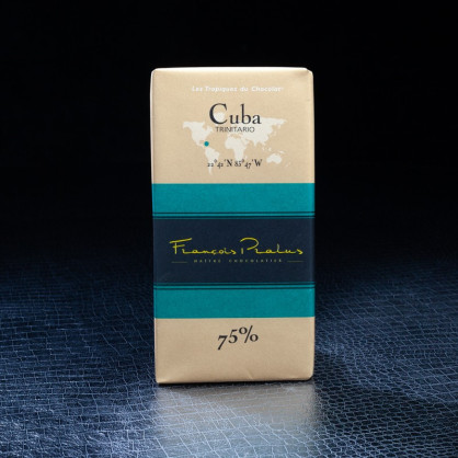 Cuba chocolat 75% 100g Pralus  Tablettes de chocolat