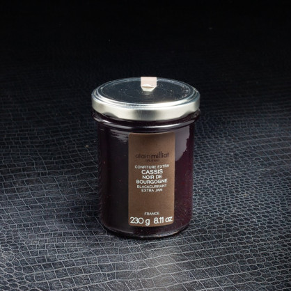 Confiture cassis noir de Bourgogne 300g Alain Milliat  Confitures