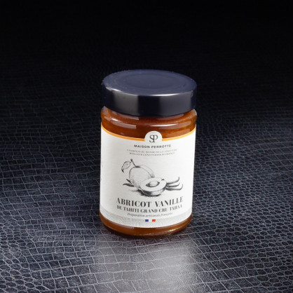 Confiture abricot vanille 220g Maison Perrotte  Confitures