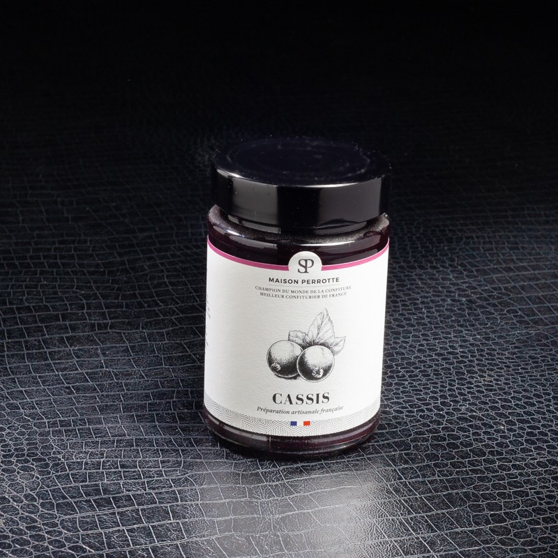 Maison Perrotte confiture cassis 250gr  Confitures