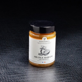Confiture orange badiane gin 220g Maison Perrotte  Confitures
