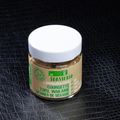 Toasti bio courgette tofu wakamé graines de sésame 100g Savor&Sens  À tartiner