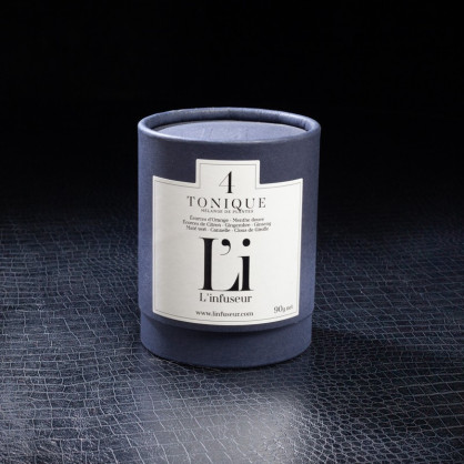 Infusion tonique n°4 boîte en vrac 90g L’Infuseur  Infusions et tisane