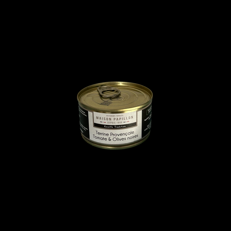Terrine provençale tomate olive 130g Maison Papillon  Terrines et pâtés