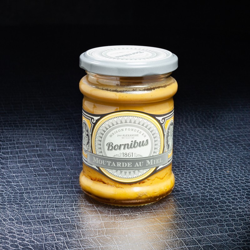 Moutarde au miel à l'échalote 200g Moutarde