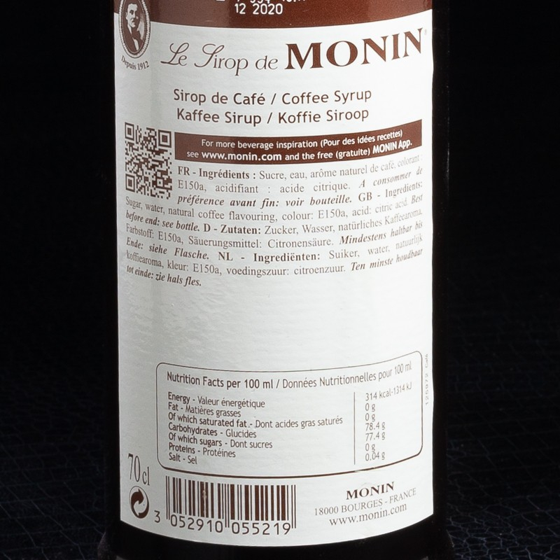 NPT - Sirop café Monin 70cl  Accueil