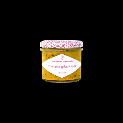 Thon aux épices Cajun 90g L'atelier du poissonnier  Terrines et pâtés