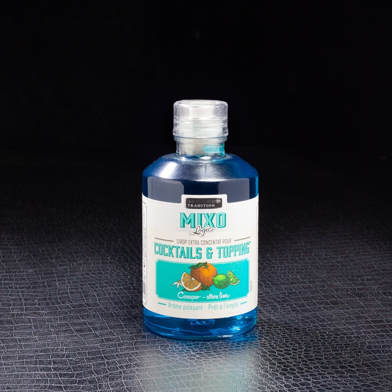 NPT - Sirop topping curaçao citron lime Savor&Sens 25cl  Accueil