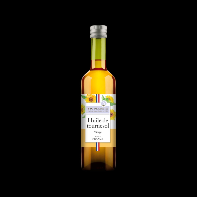 Huile de tournesol vierge France 500ml Bio Planète  Huiles