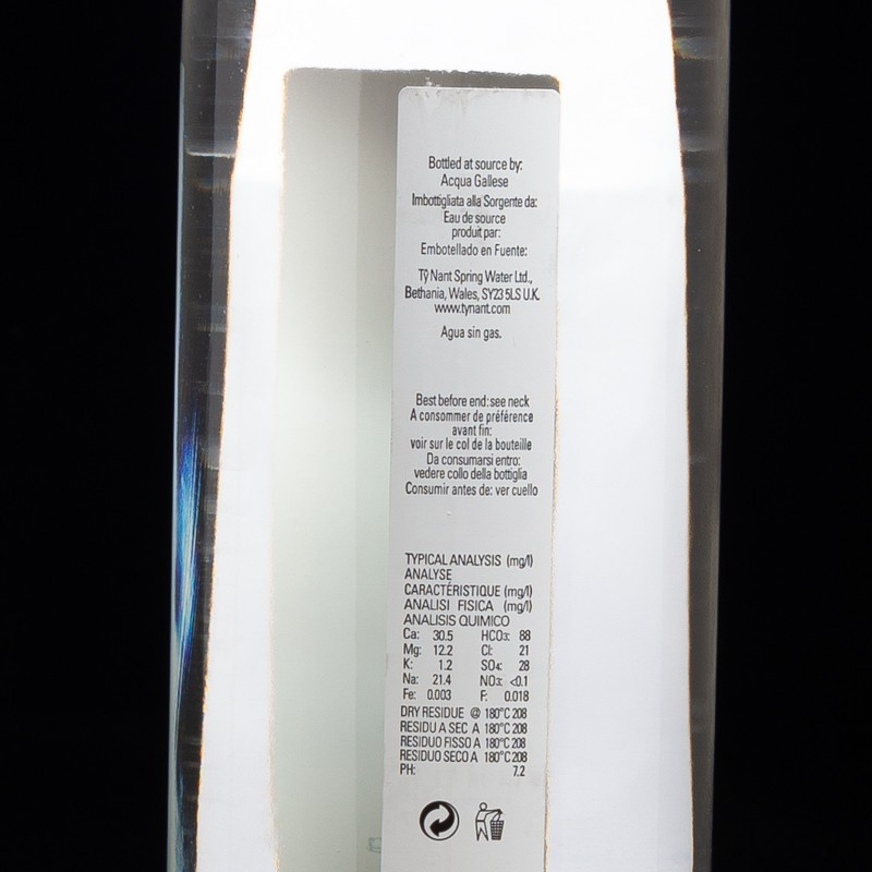 Spring water still plate 75cl Tau  Eaux plates