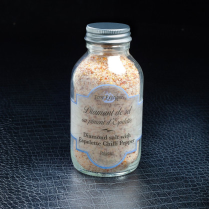 Diamant sel piment d'Espelette 280g Terre Exotique  Sel