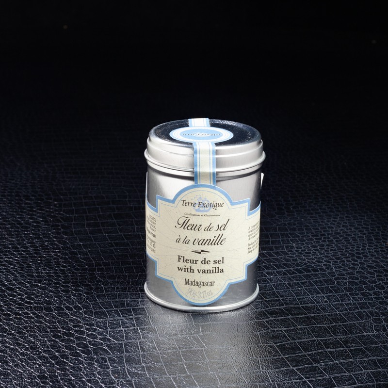 Fleur de sel vanille Terre Exotique 90gr  Sel