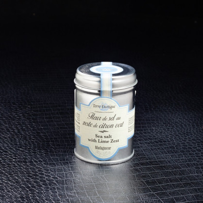 Fleur de sel zeste citron 90g Terre Exotique  Sel