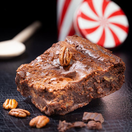 Brownie fondant aux noix de pécan  Biscuits et financiers