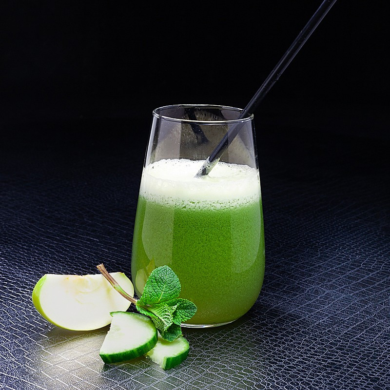 Détox 1 - Concombre, pomme Granny et menthe  Jus détox