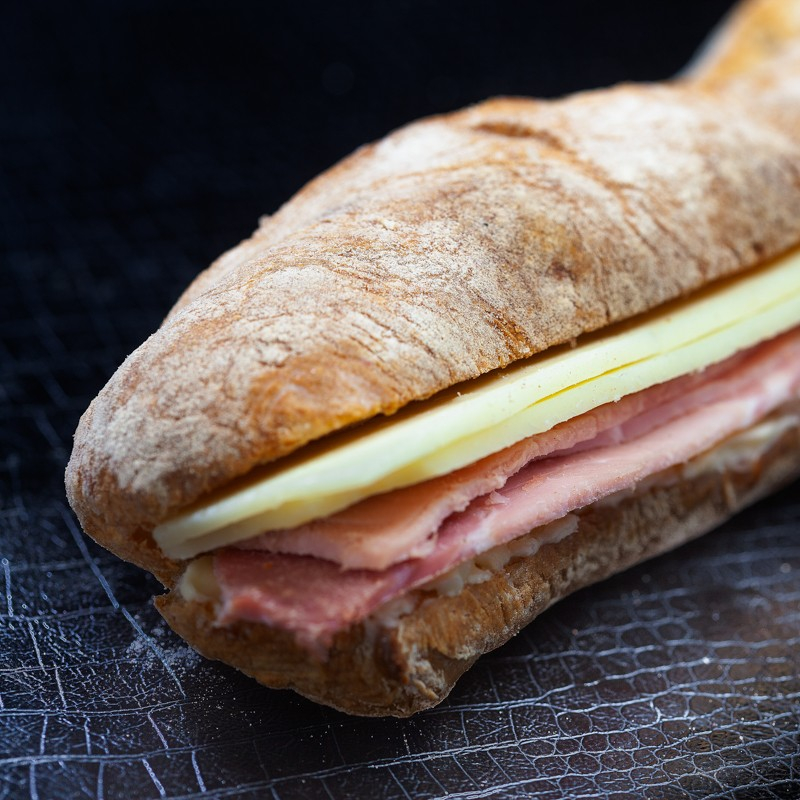 Le Jambon emmental et ses menus  Les sandwichs froids