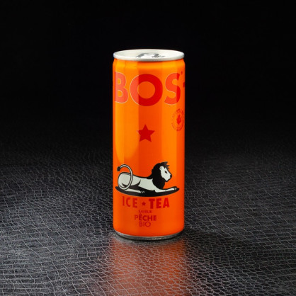 Ice tea pêche 25cl Bos  Sodas