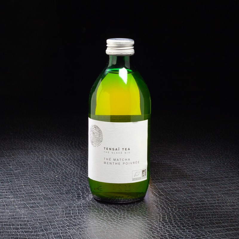 Thé matcha, menthe poivrée Tensaï Tea 33cl  Thés glacés