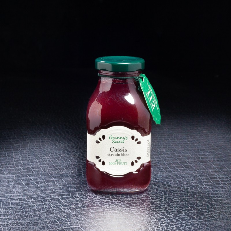 NPT - Jus cassis et raisin blanc Granny's Secret 20cl  Accueil